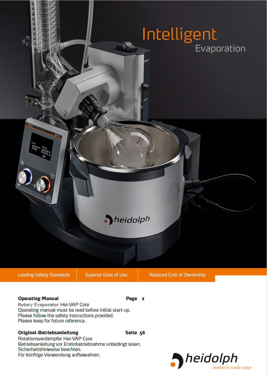 Heidolph Instruments Operation Manuals